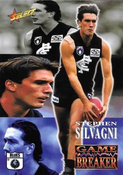 1995 Select AFL #264 Stephen Silvagni Front